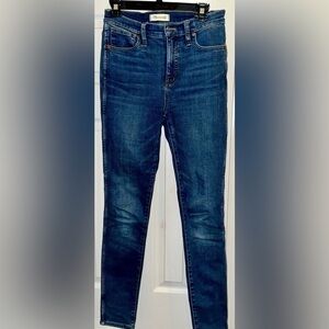 Madewell 10” High Rise Skinny Medium Wash Jeans Size 26T